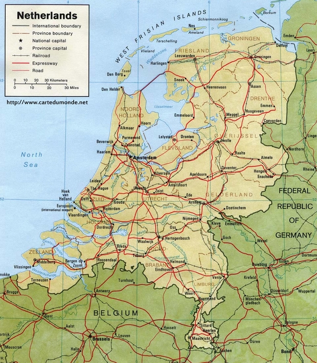 Kaart Nederland