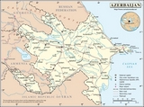Kaart Azerbeidzjan
