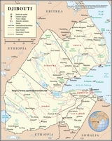 Kaart Djibouti